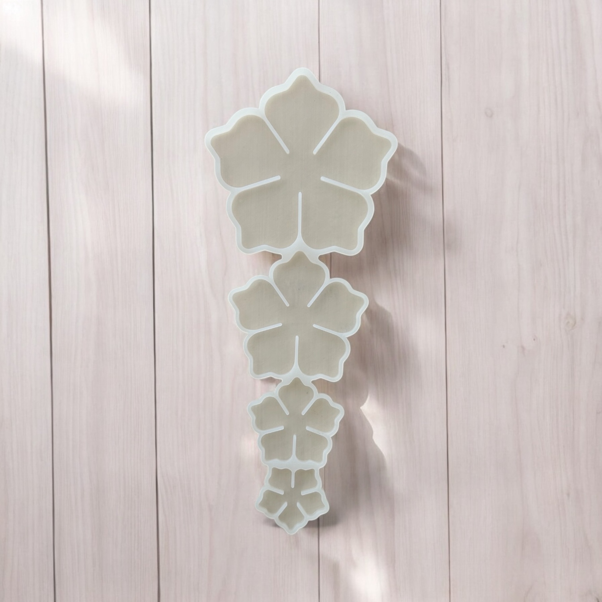 3d 4 Cavity 5 Kali Flower Mould_img