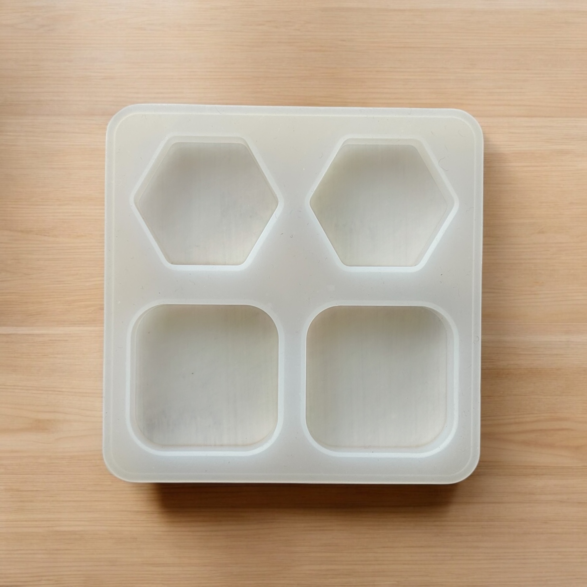4 In 1 Keychain Mould (Square And Hexagon)_img