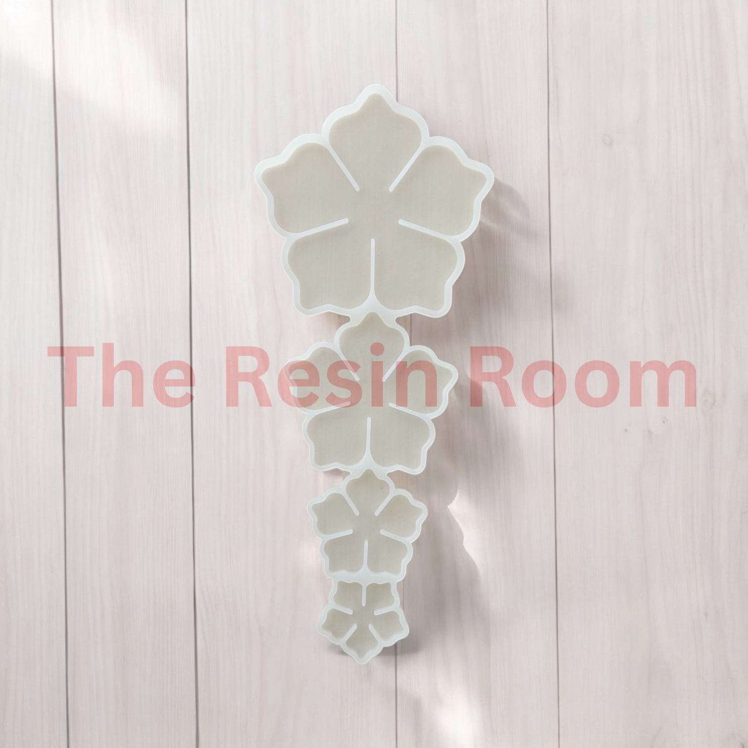 3d 4 Cavity 5 Kali Flower Mould_img