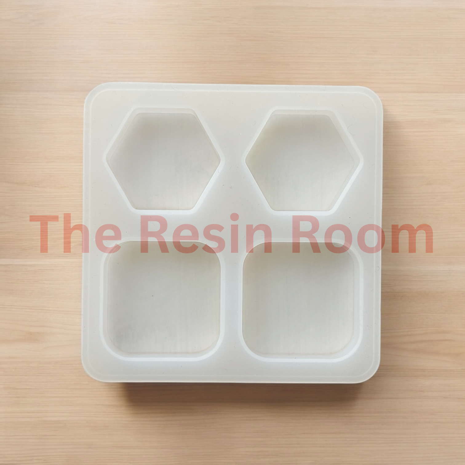 4 In 1 Keychain Mould (Square And Hexagon)_img